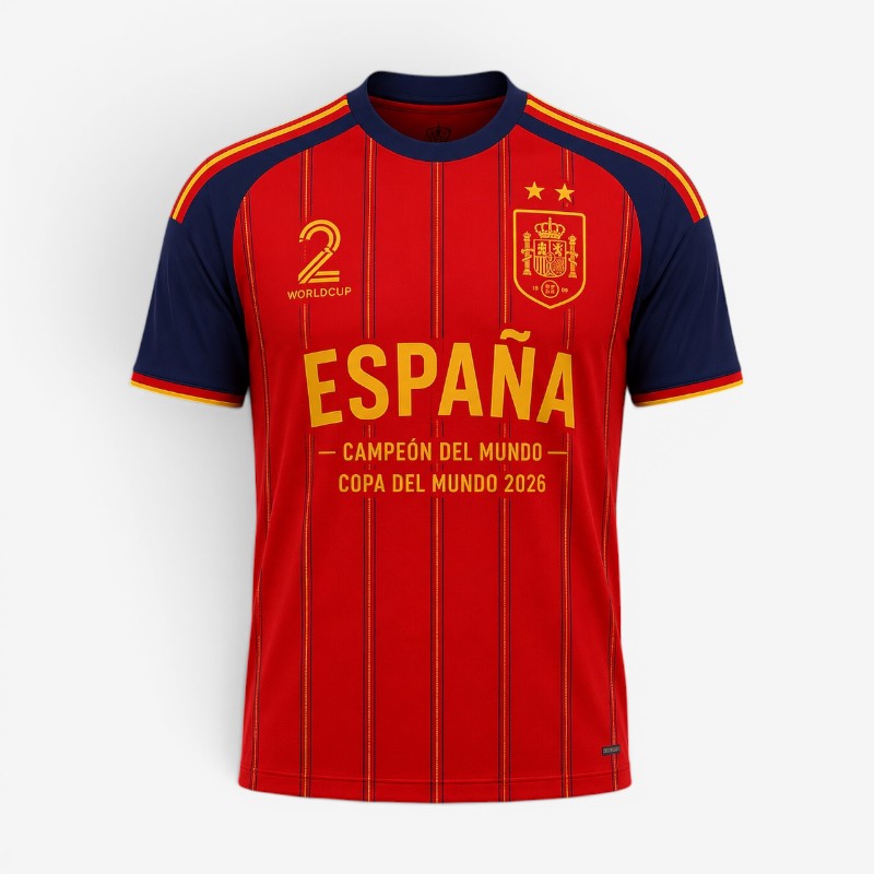 Maglia Campioni del Mondo Spagna 2026
