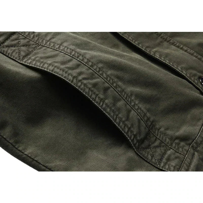TacticalCrest - Men's Military Style Winter Coat With Stand Collar