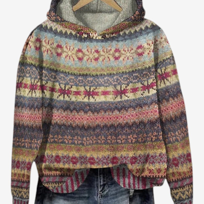 Chelsea – Pull à capuche à manches longues avec coupe ample