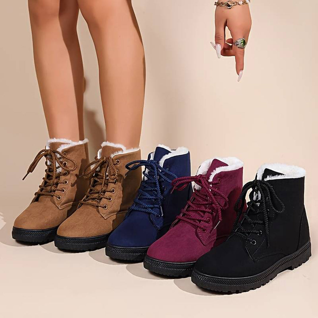 Celina - Bottines élégantes à lacets avec semelle antidérapante