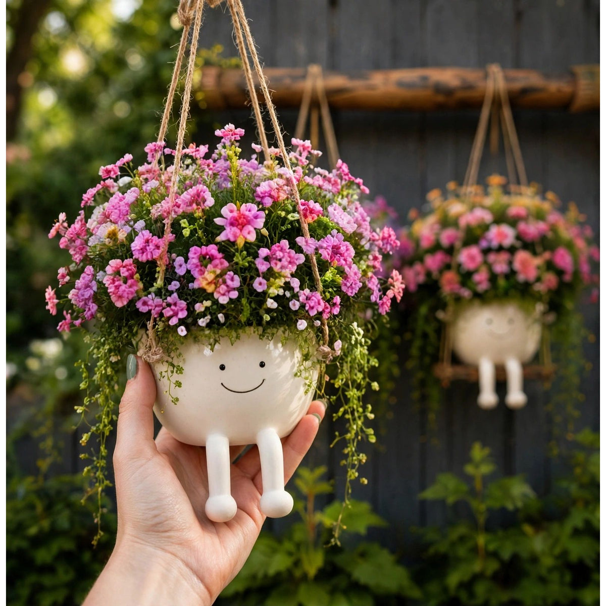 Swingleaf - Maceta colgante con diseño decorativo