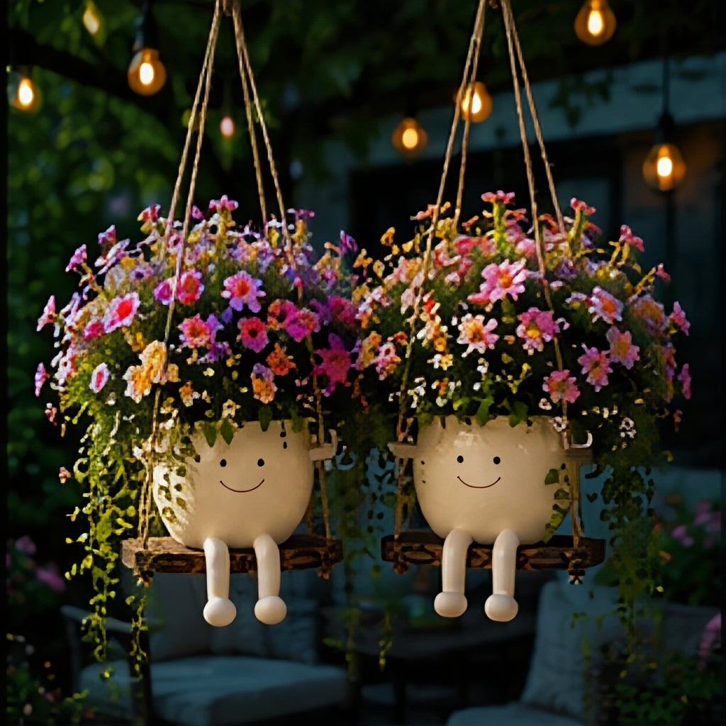 Swingleaf - Maceta colgante con diseño decorativo