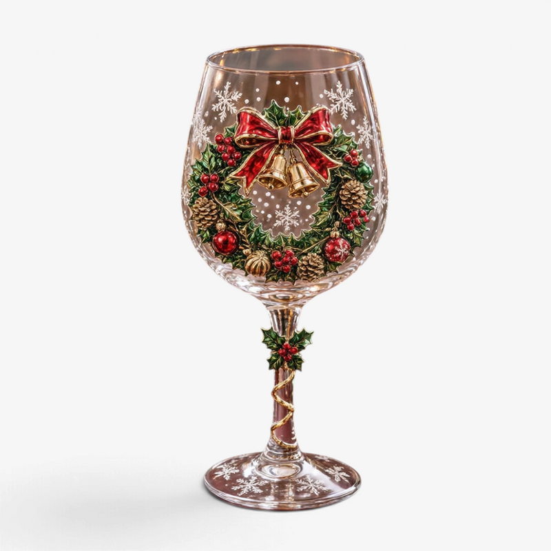 Festivora – Juego de vasos navideños con diseños festivos