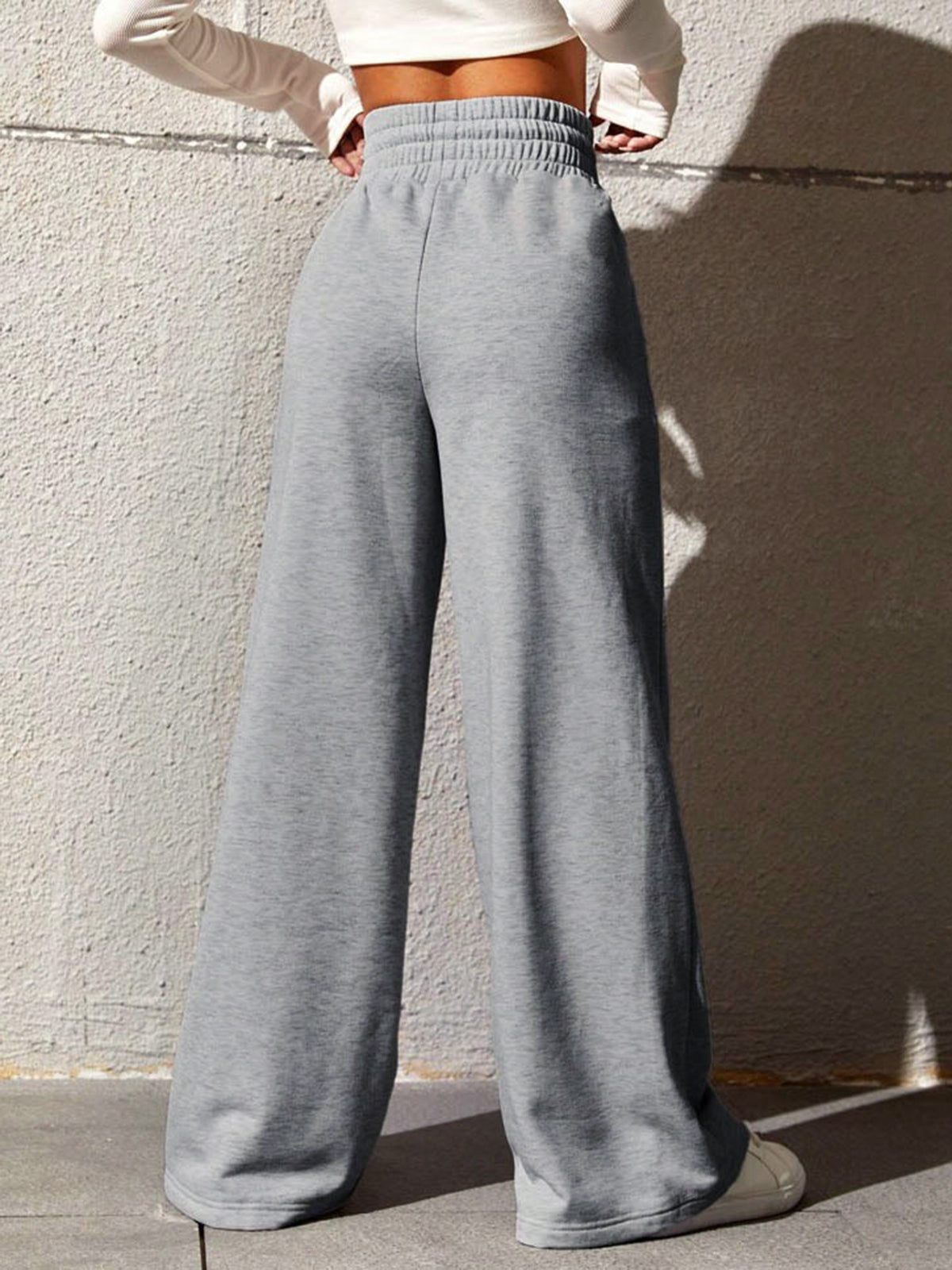 Olivia – Pantalon large à coupe ample avec taille ajustable