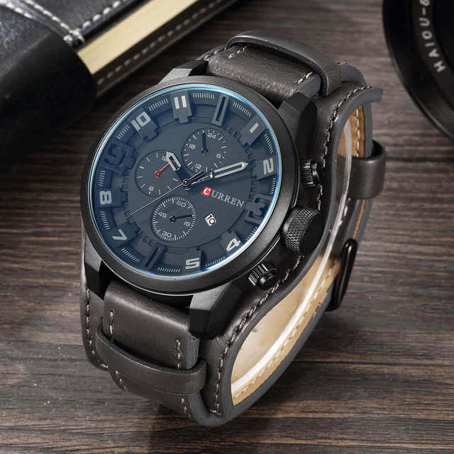 Caleb - Montre chronographe classique au design élégant et précision