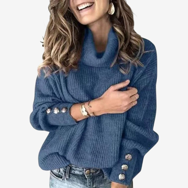 Women's Long Sleeve Turtleneck Sweater
