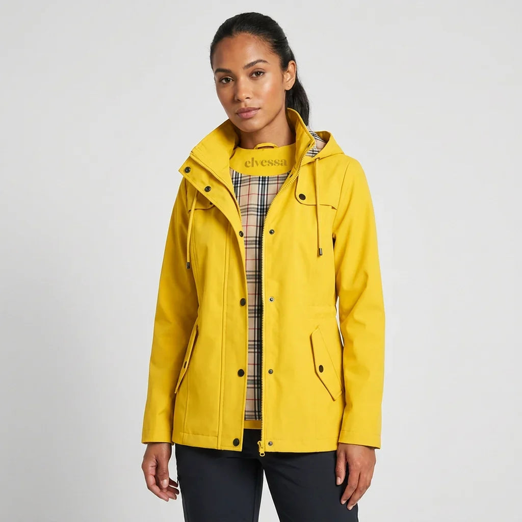 Qelvessa – Hooded Jacket with Adjustable Drawstring Waist
