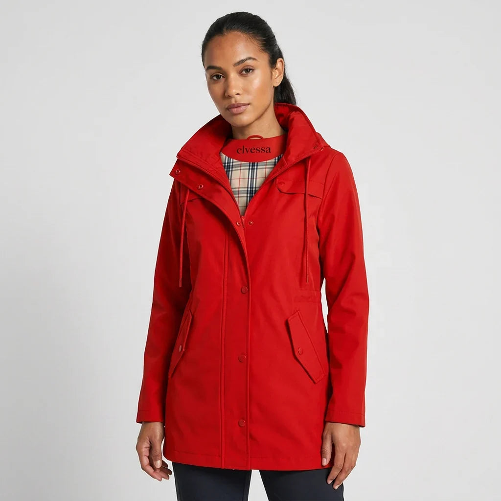 Qelvessa – Hooded Jacket with Adjustable Drawstring Waist