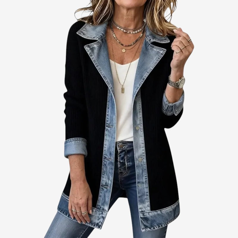 Veste structurée Norvelia – avec col à revers