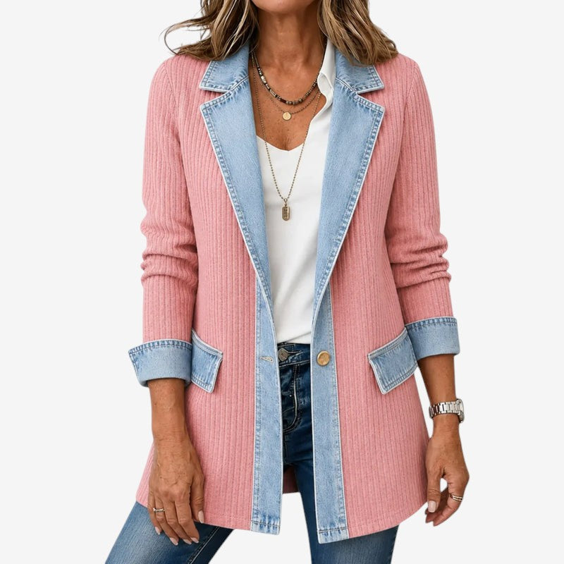 Veste structurée Norvelia – avec col à revers