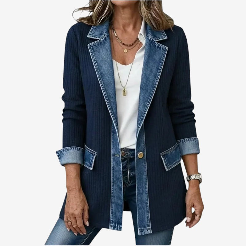 Veste structurée Norvelia – avec col à revers