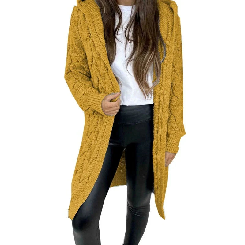 Zoravelle – Cárdigan con capucha y estampado en relieve