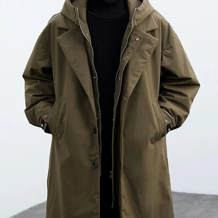 Avelnora – Long Sleeve Hooded Jacket with Double Closure