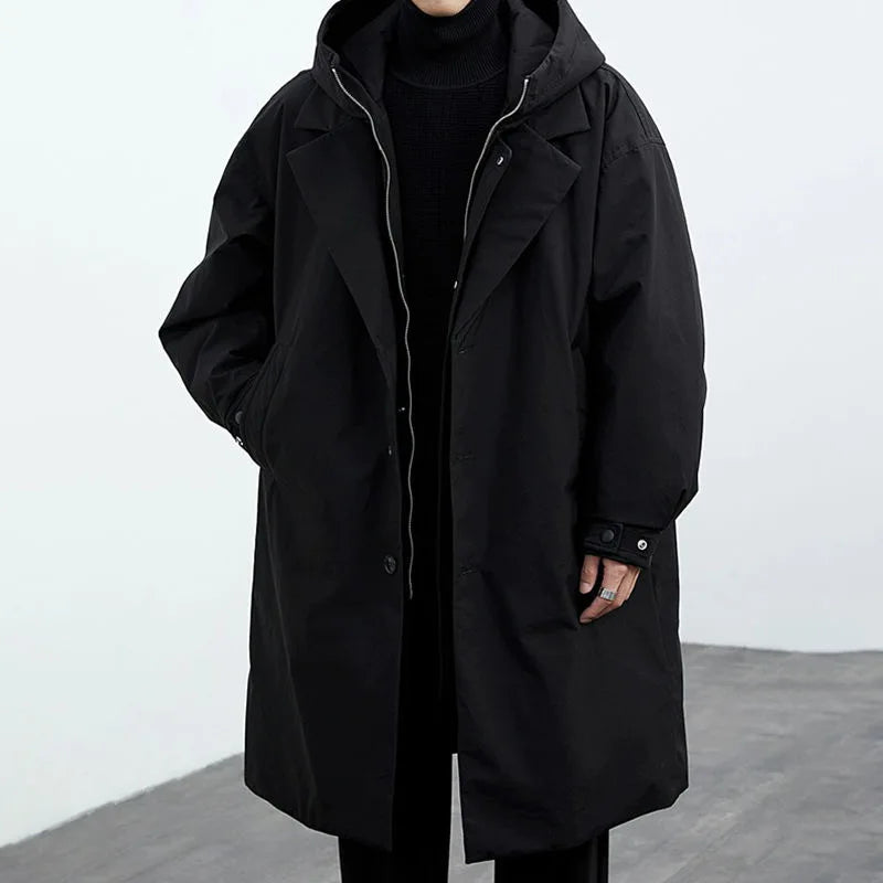 Avelnora – Long Sleeve Hooded Jacket with Double Closure