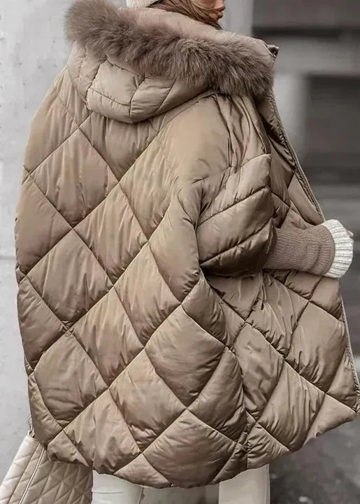 Velqara – Hooded Cardigan with Zipper Closure