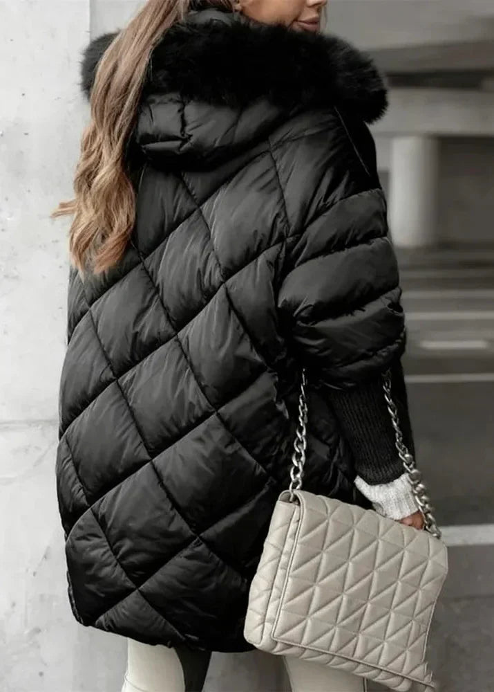 Velqara – Hooded Cardigan with Zipper Closure