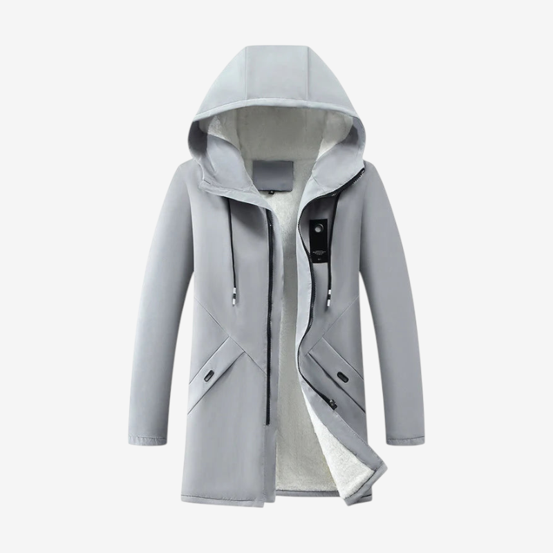 Zorvessa – Hooded Coat with Teddy Lining