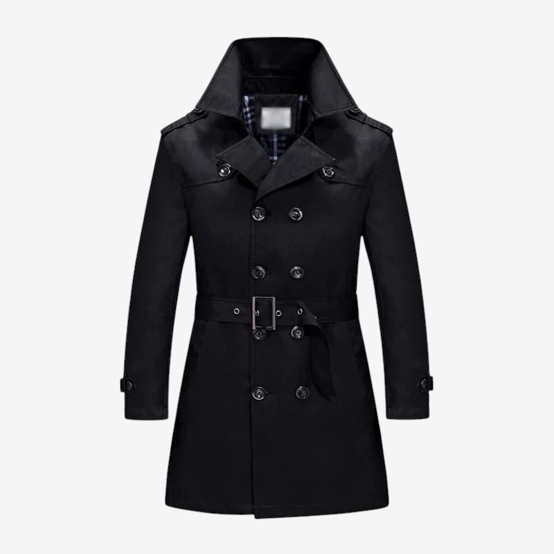 Ravelyne – Trench aderente di media lunghezza con cintura