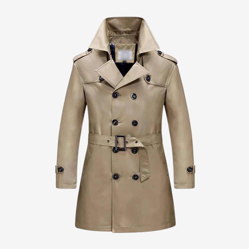 Ravelyne – Trench aderente di media lunghezza con cintura