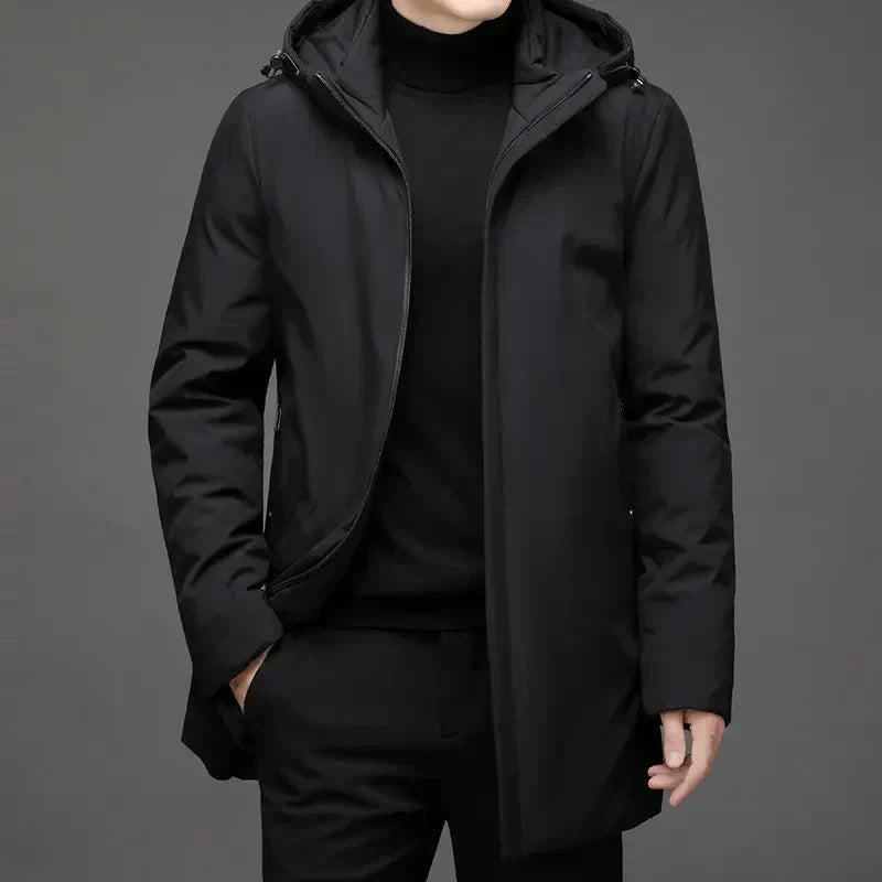 Vareqessa – Cappotto invernale foderato con collo alto