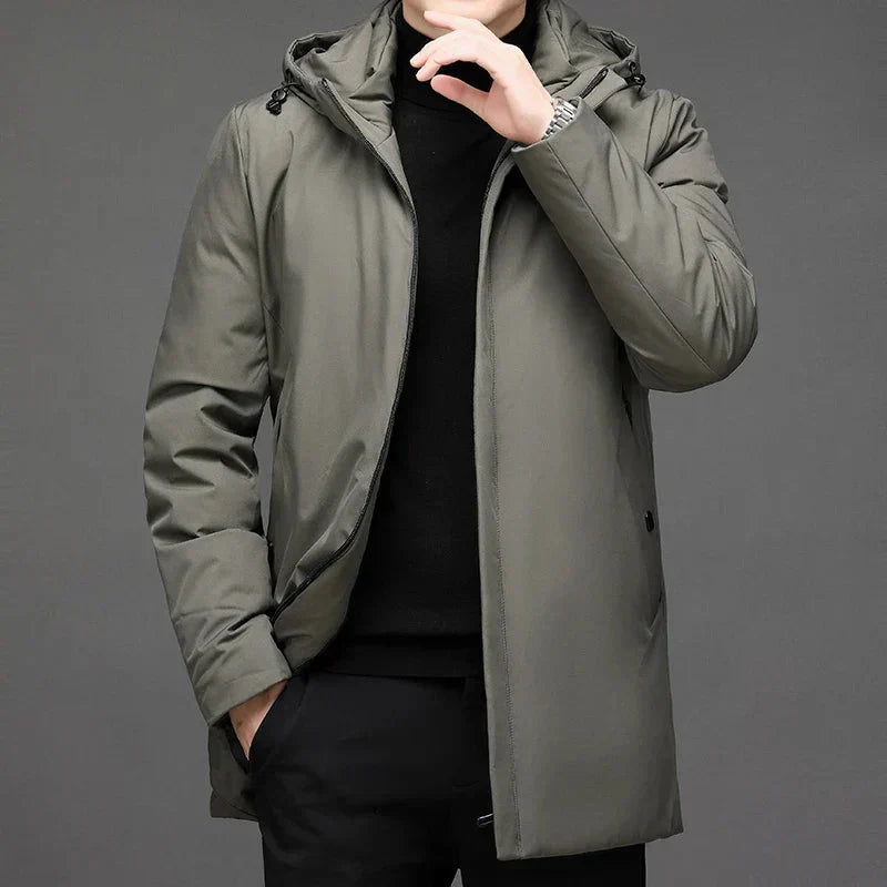 Vareqessa – Cappotto invernale foderato con collo alto