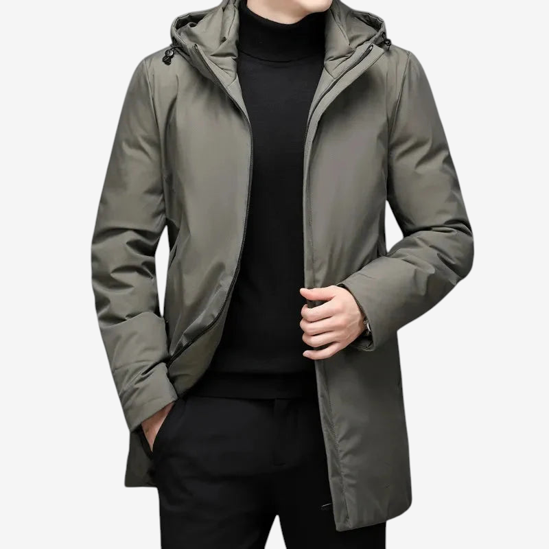 Vareqessa – Cappotto invernale foderato con collo alto
