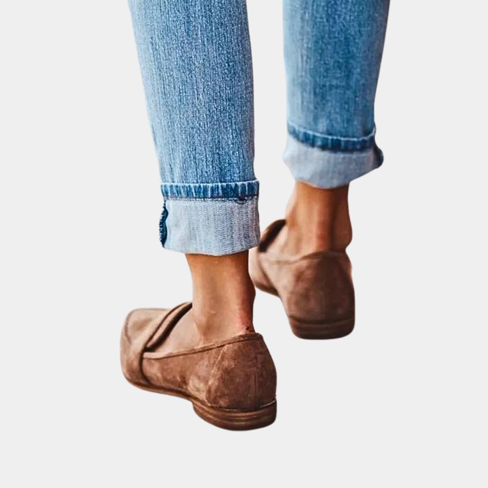 Claus - Chaussures en suède légères avec semelle antidérapante pour plus de confort