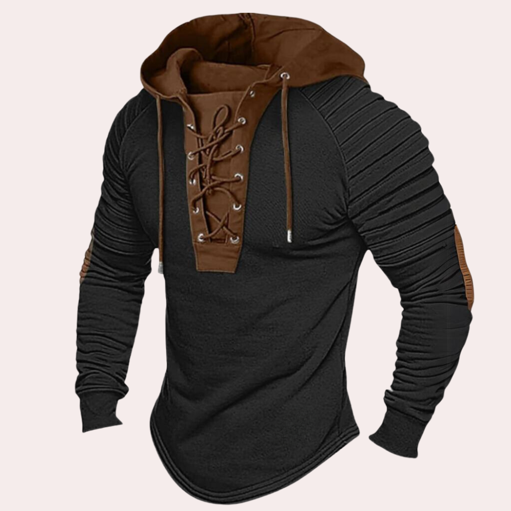 Ethan - Casual mikina s kapucňou a nastaviteľným strihom