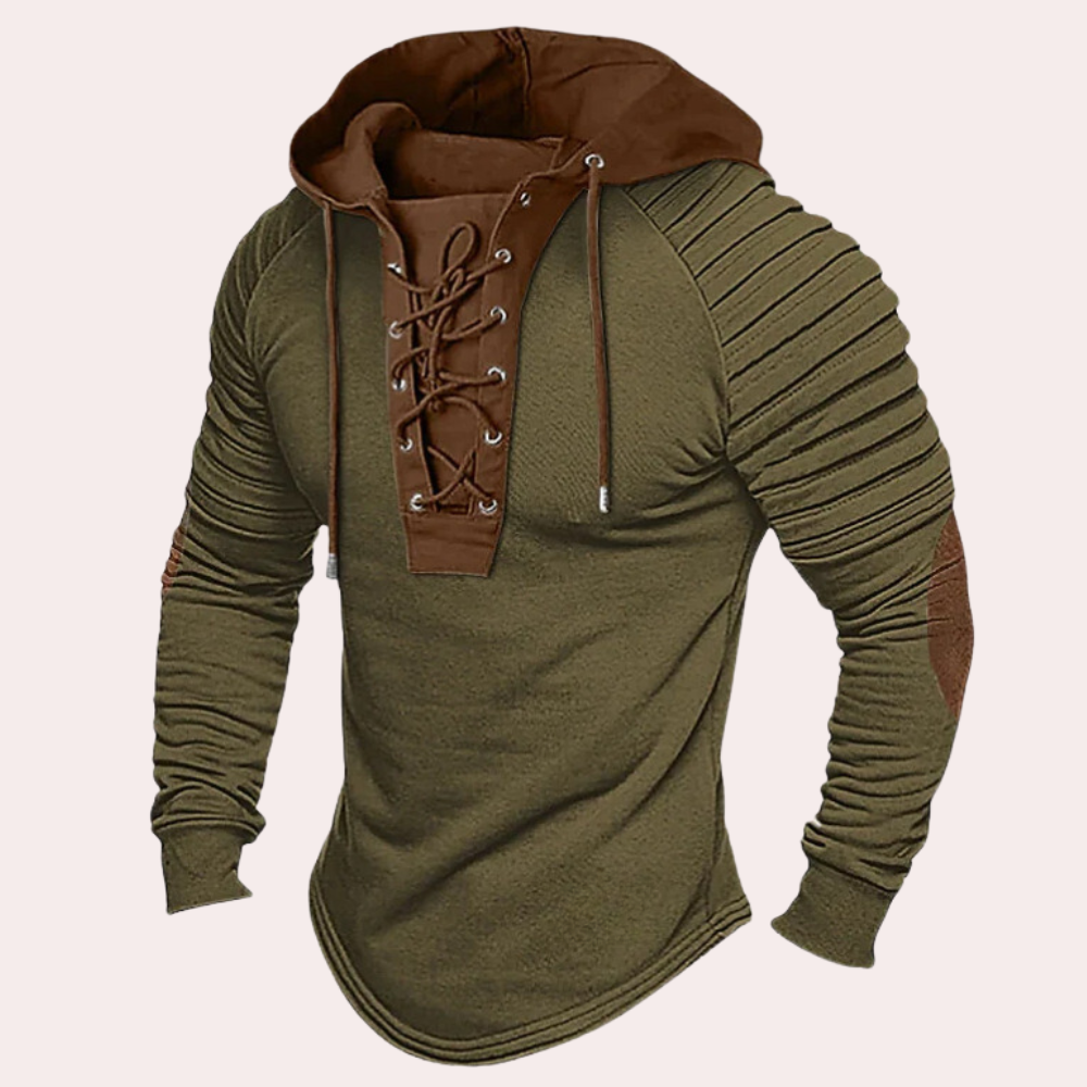 Ethan - Casual mikina s kapucňou a nastaviteľným strihom