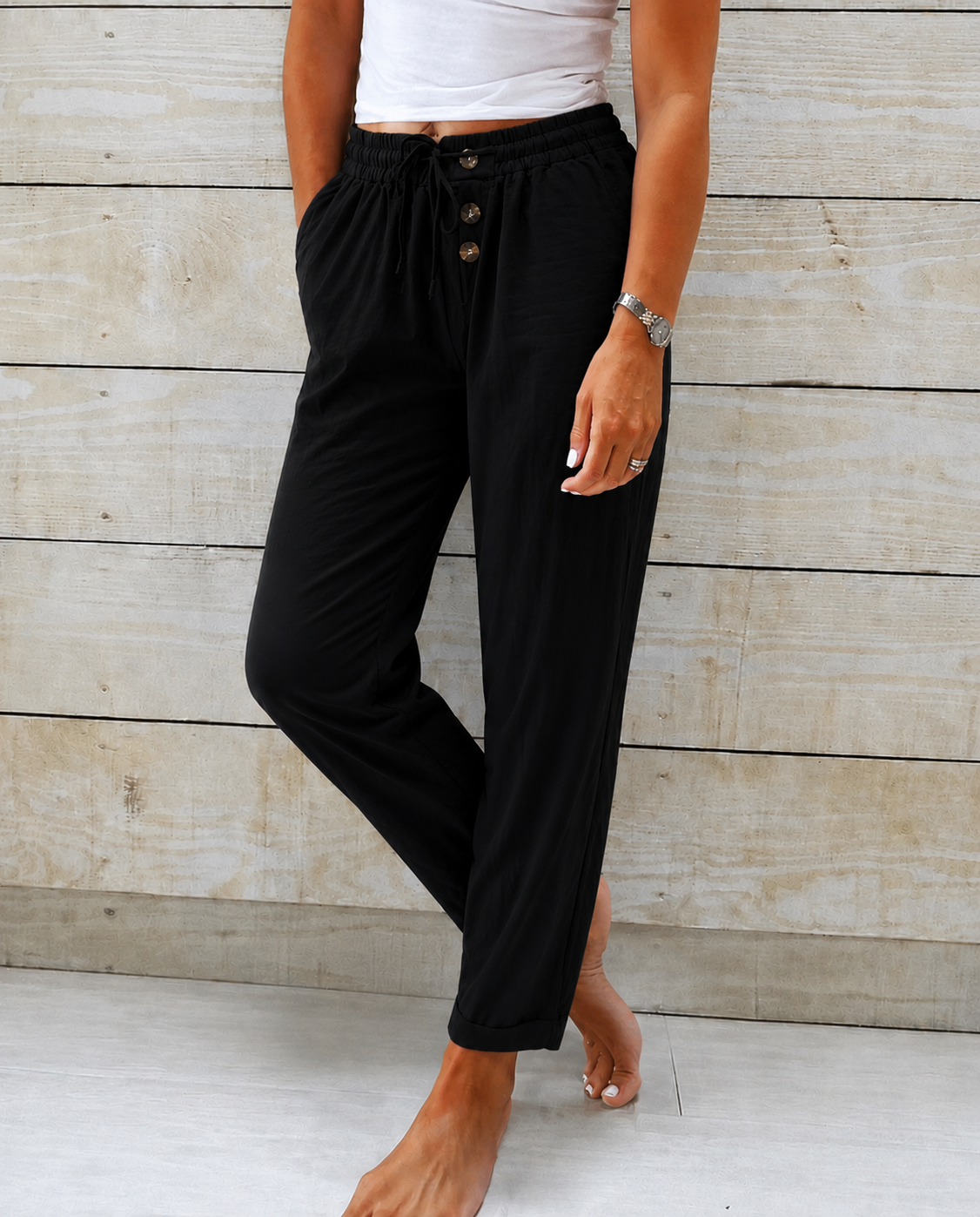 Lunara - Women's Relaxed Fit Summer Pants