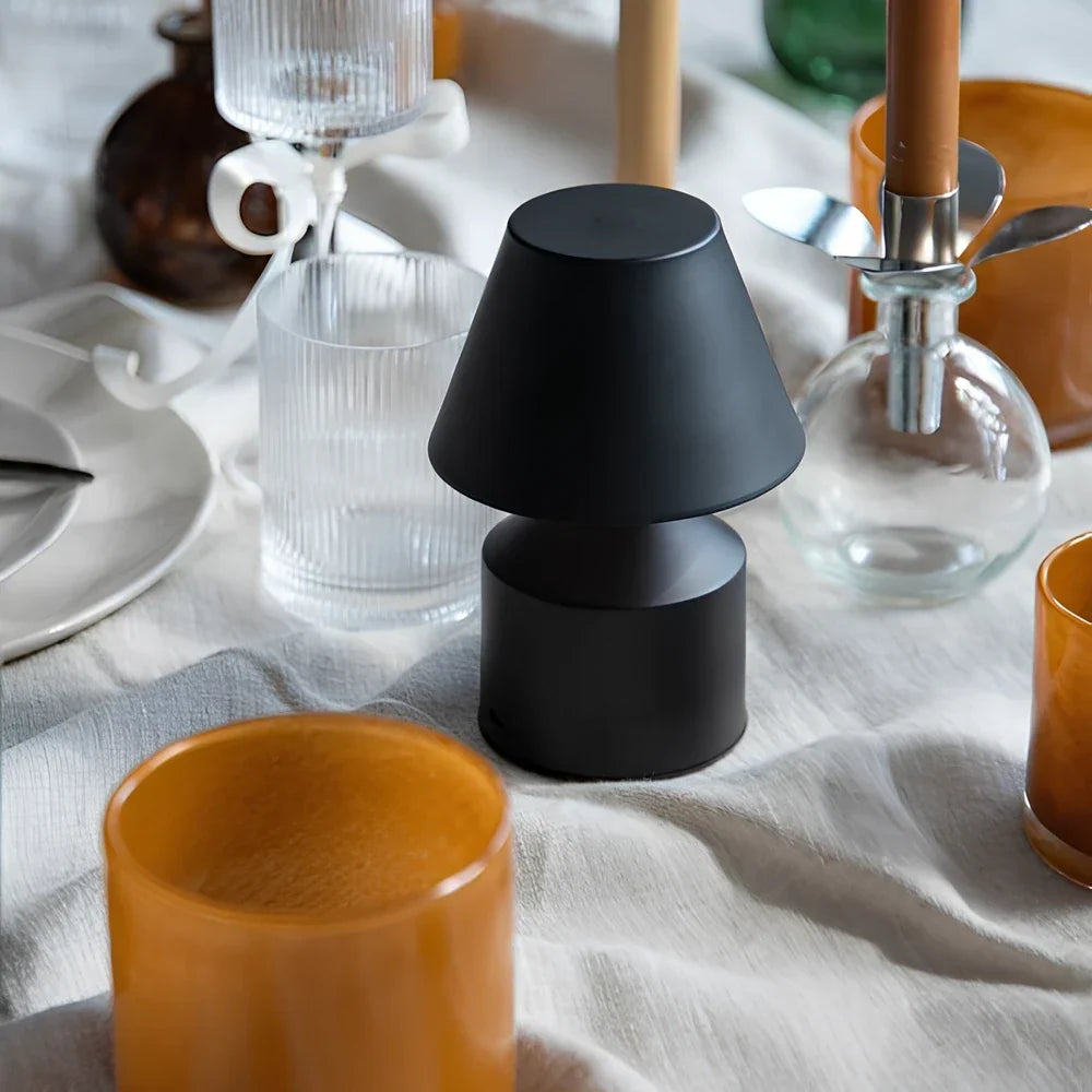 TouchAura - Table Lamp With Touch Control And Rechargeable Battery