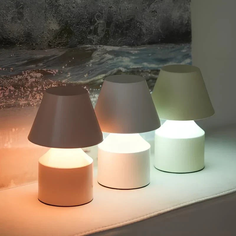 TouchAura - Table Lamp With Touch Control And Rechargeable Battery