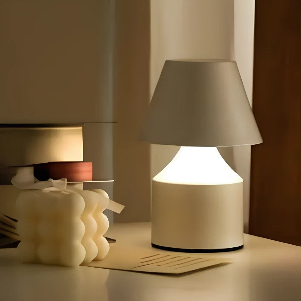 TouchAura - Table Lamp With Touch Control And Rechargeable Battery