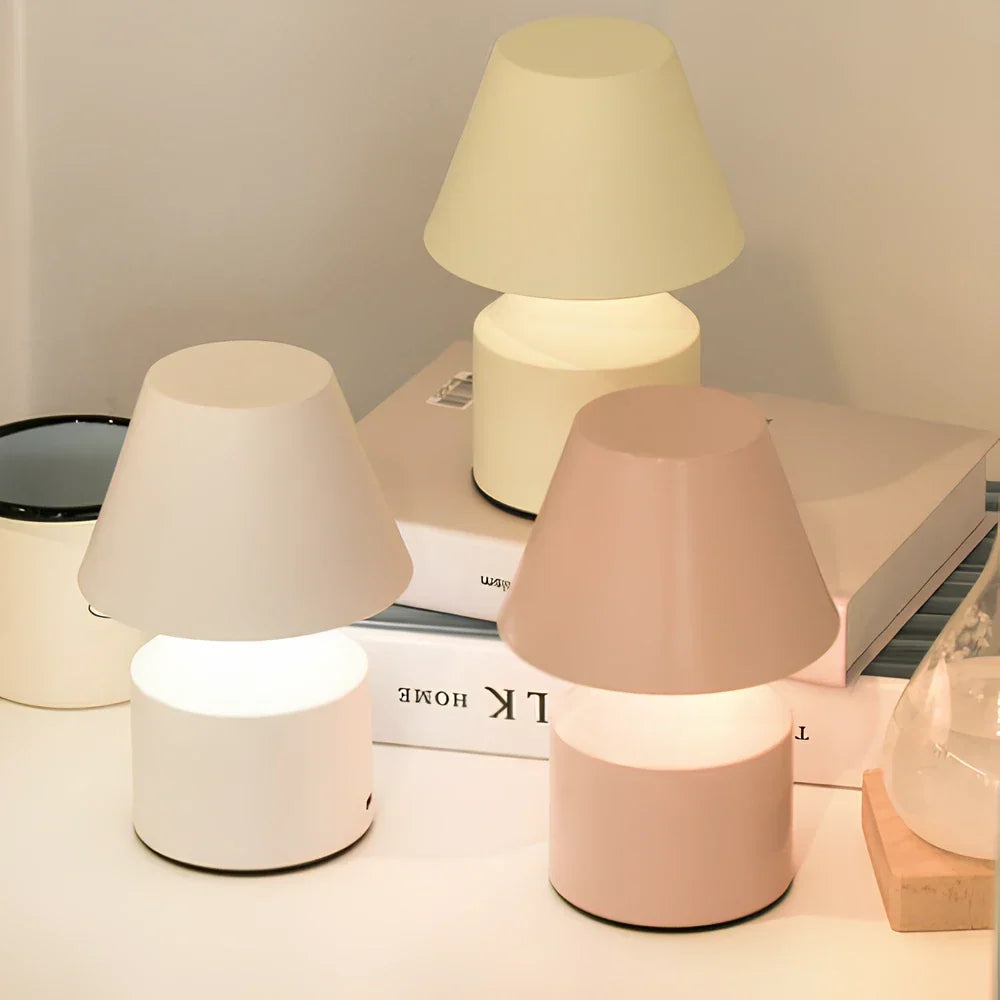TouchAura - Table Lamp With Touch Control And Rechargeable Battery
