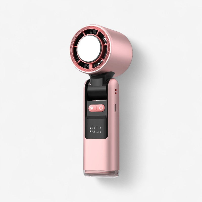ChillMax – Ventilatore Portatile Pieghevole con Display LED e Batteria Ricaricabile