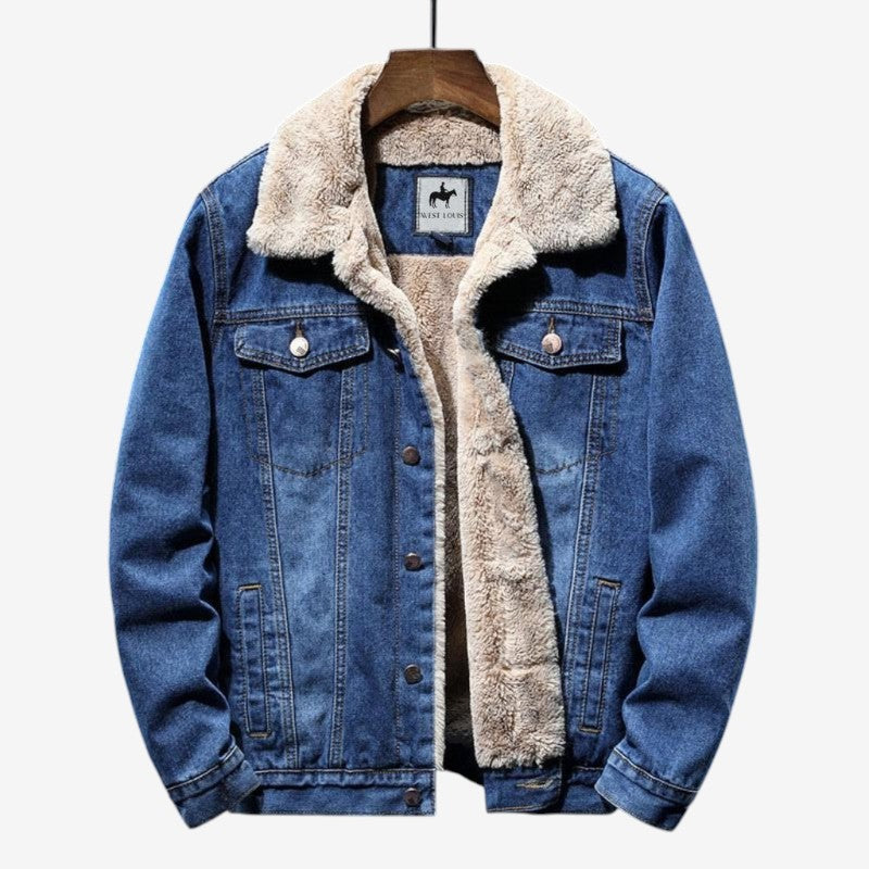 Peter – Long Sleeve Jacket with Button Closure and Multiple Pockets