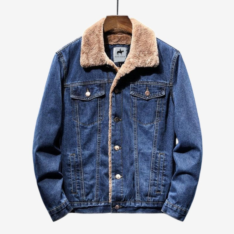 Peter – Long Sleeve Jacket with Button Closure and Multiple Pockets