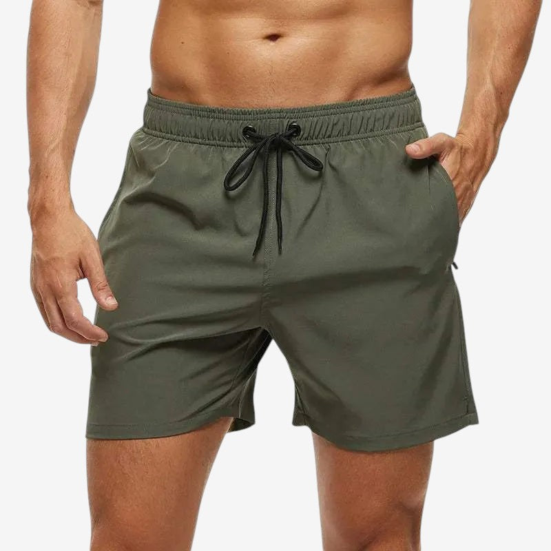 Pantaloncini traspiranti da uomo con vita elastica