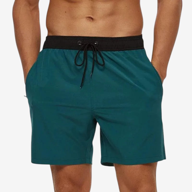 Pantaloncini traspiranti da uomo con vita elastica