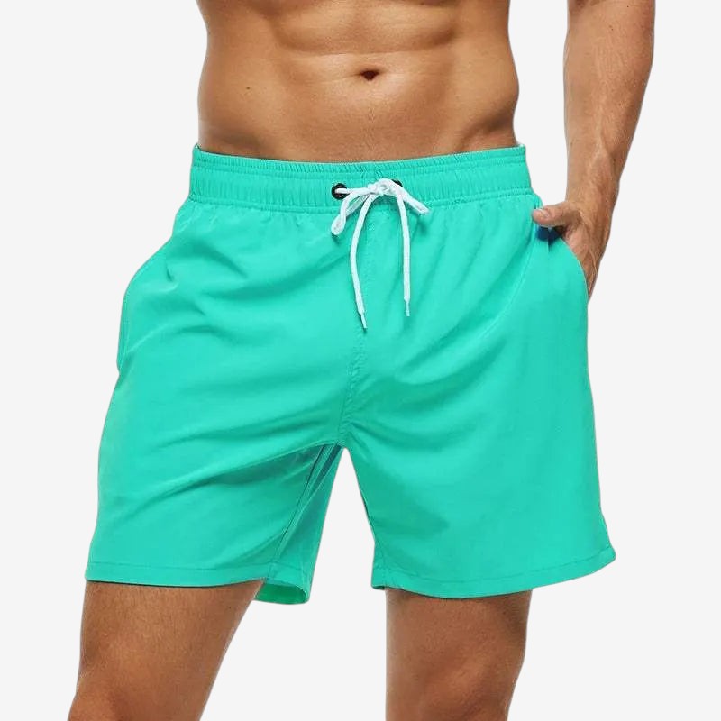 Pantaloncini traspiranti da uomo con vita elastica