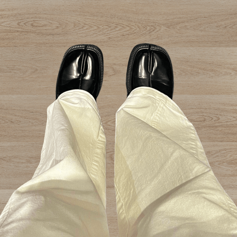 Oliver – Chaussures à bout fendu sans lacets avec semelle épaisse antidérapante | Confort de soutien au quotidien | Faciles à enfiler/enlever pour un usage décontracté