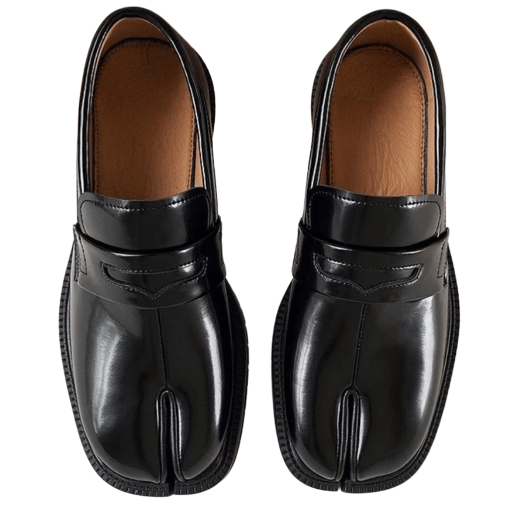 Kai - Moderne Split-Toe Schoenen met Stijlvol Riempje