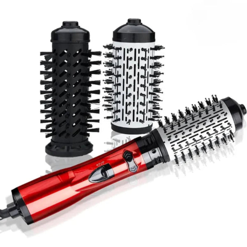 StyleEase – Uscător de păr 2-în-1 cu perie de volum și accesorii interschimbabile