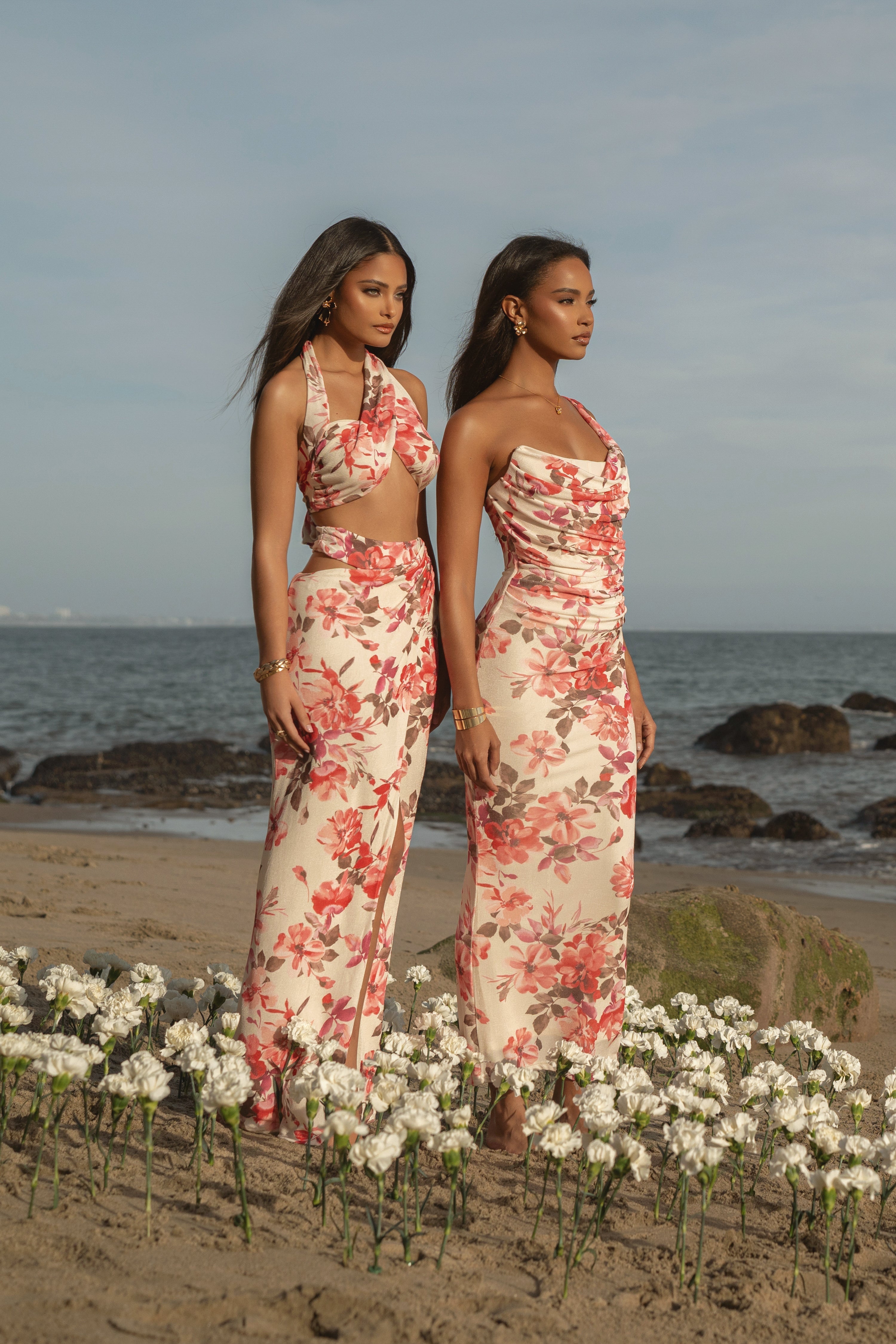 BloomEssence - Elegancka sukienka maxi