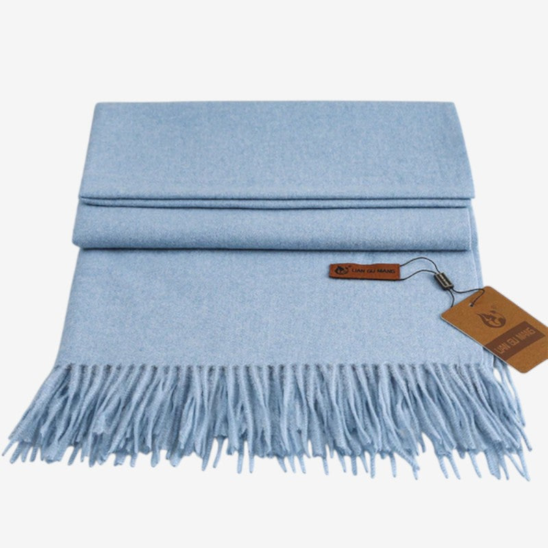 Maria – Sciarpa grande con design decorativo a nappine