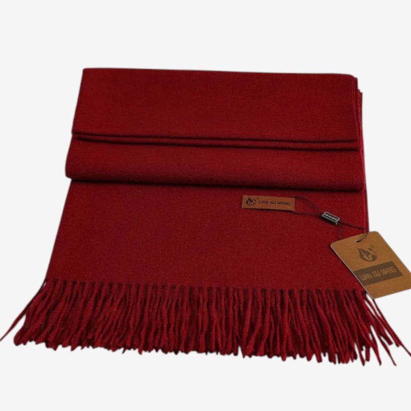 Maria – Sciarpa grande con design decorativo a nappine