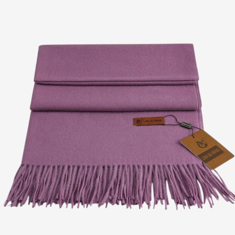 Maria – Sciarpa grande con design decorativo a nappine