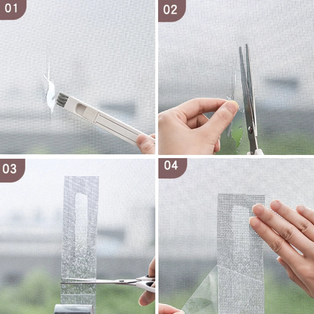 ScreenFix - Fly Screen Repair Kit with Adhesive Tape