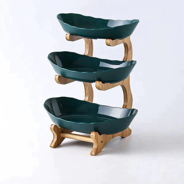 FruitStack - Fruttiera creativa a più livelli per una conservazione elegante e salvaspazio