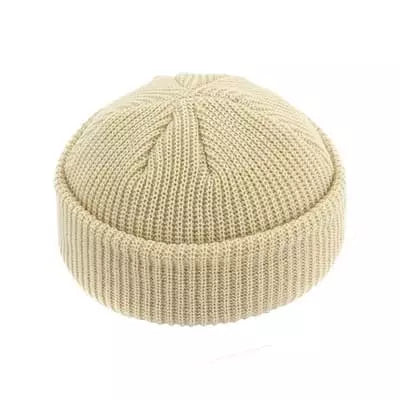 DockFlex – Adjustable Cotton Docker Beanie with Short Brimless Design